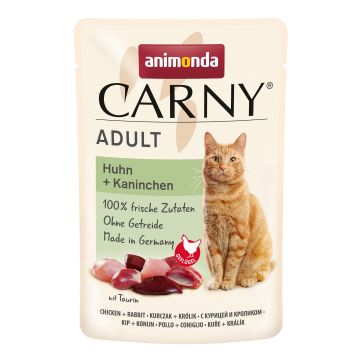 CARNY Adult Huhn+Kaninchen 85g