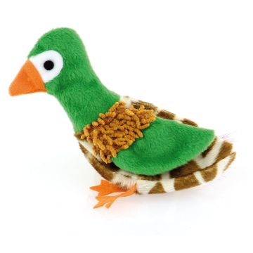 Katzenspielzeug Raschelducky, grün