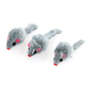Fellmaus, grau, L=5cm 3 Stk.