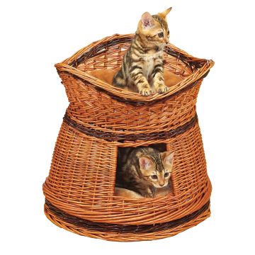 swisspet Katzen Wohnturm Shiva m Kissen