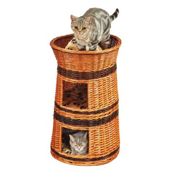 swisspet Katzen Doppel Wohnturm