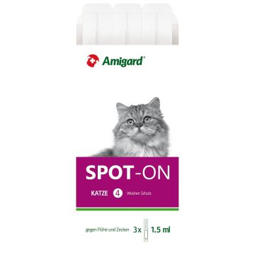 Amigard Spot-on Katze 3x1.5ml