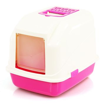 Katzentoilette Capri 40x51x39cm pink/ws