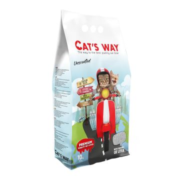 Cats Way Katzenstreu Unscented 10L