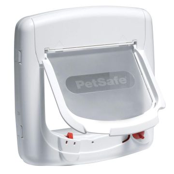 PetSafe Katzentüre 400 weiss magnetisch