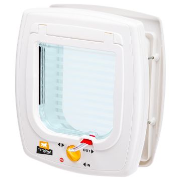 Ferplast Katzentüre Swing 5T 4-Weg weiss
