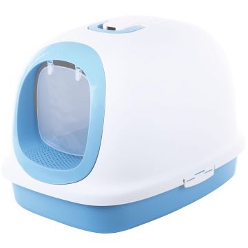 Katzentoilette Makon hellblau 62x46x44cm