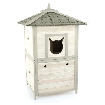swisspet Katzenpergola 76x76x120cm ws