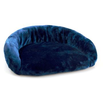 Katzensitz Oval 45x38x12cm, blau