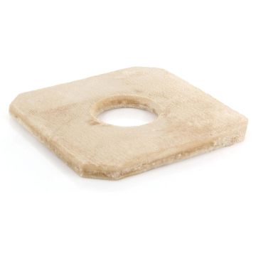 Lochpodest gross, 48x48x3cm, beige