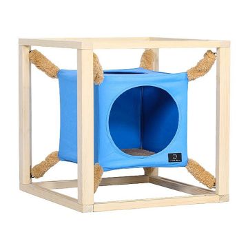 A4pet Katzenhöhle Jumpy, stapelbar, blau