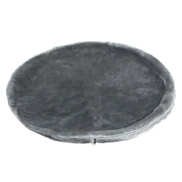 Überzug Schlafmulde, rund, D=40cm, grau
