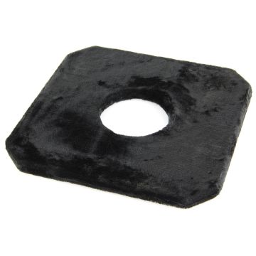 Lochpodest gross, 48x48x3cm, schwarz