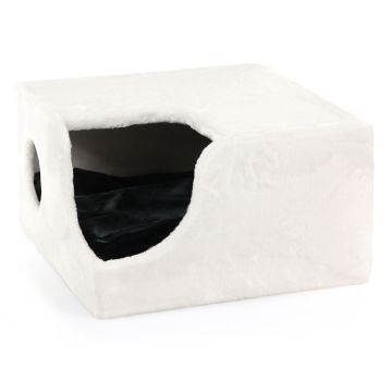 Chillout Box weiss m. Kissen, 52x52x30cm