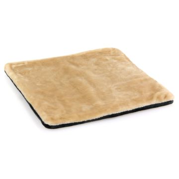 Kissen, schwarz/beige, 50x50cm