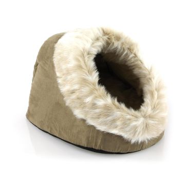 Katzenhöhle Cedro, beige 41x35x26cm