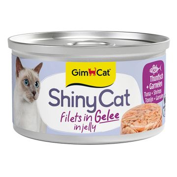 GimCat ShinyCat Thunf. mit Garnelen, 70g
