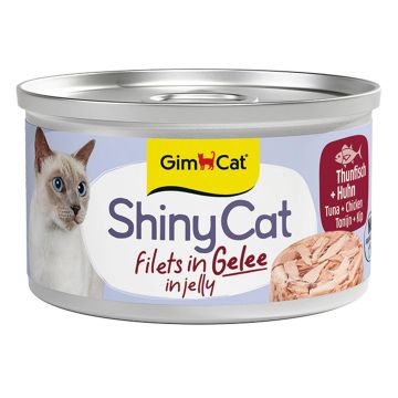 GimCat ShinyCat Thunf. mit Hühnchen, 70g