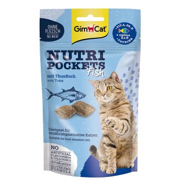 GimCat NutriPockets Fisch Thunfisch 60g