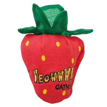 Yeowww Catnip Strawberry - Red, L=8.9cm