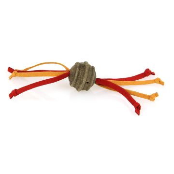 swisspet Catnip-Ball mit Lederstreifchen