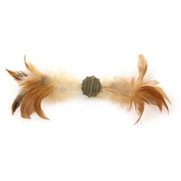 swisspet Katzensp.Catnip-Ball mit Federn