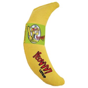Yeowww Banane 18cm, gefüllt mit Catnip