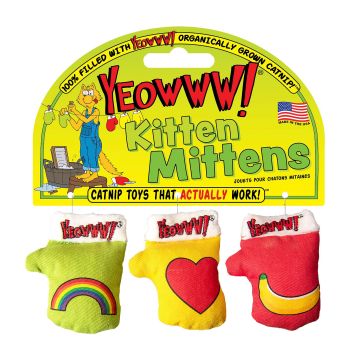 Yeowww Kitten Mittens 3 Stk, 7.5x6cm