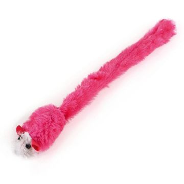 Soft-Maus mit Raschelschwanz, pink