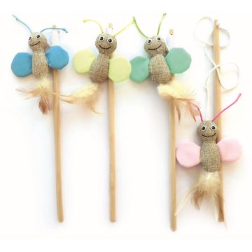 M-Pets Katzenspielangel Schmetterling,