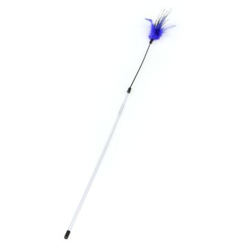 swisspet Federwedel Lulu, blau L=80cm
