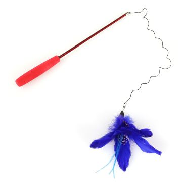swisspet Katzenangel Kitty Teaser, blau