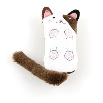 Mini-Cat mit Raschel 25.5cm beige