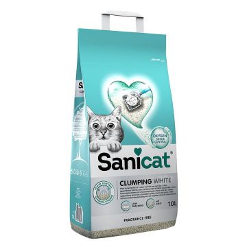 SANICAT Clumping White 10L neutral
