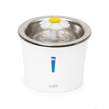 Catit Flower Fountain 3L mit LED, weiss