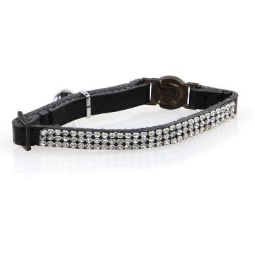 DeluxeLine Katzenhalsband schwarz