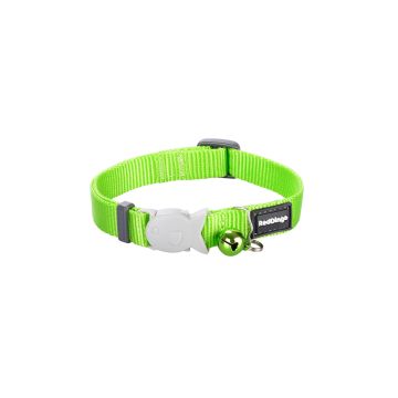 RedDingo Cat Collar Plain Lime Green XS
