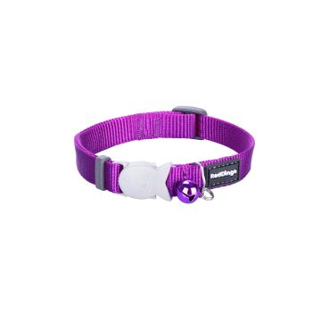 RedDingo Cat Collar Plain Purple XS