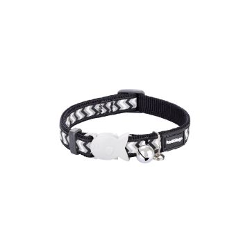 RedDingo Cat Collar Refle Ziggy Black XS
