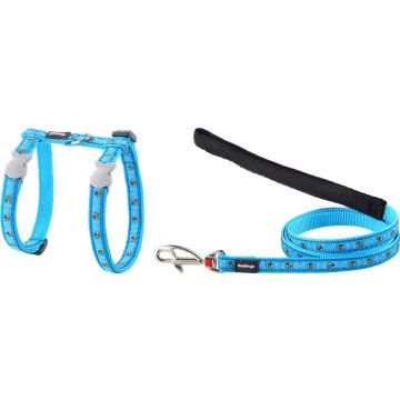 RD Cat Harness&Lead Bumble Bee Turquo XS