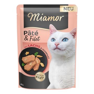 Miamor Pâté&Filet Lachs&Huhnfilet 85g