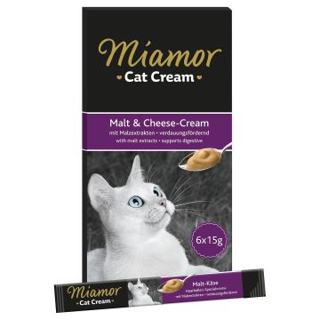 Miamor Malt-Cream + Käse 6x15g