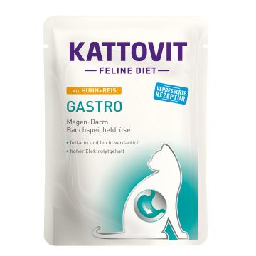 Kattovit Gastro Huhn&Reis Pouch 85g
