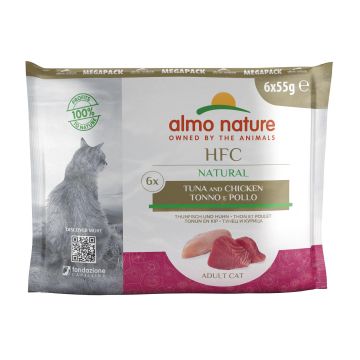 Almo HFC Natural Ad. Thunfisc&Huhn 6x55g