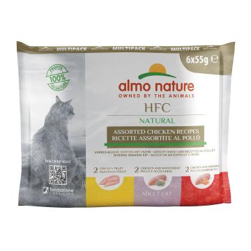 Almo HFC Natural Ad Huhn (3 Sorten)6x55g
