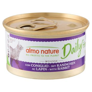 Almo Daily Adult Mousse Kaninchen 85g