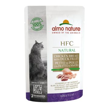 Almo HFC Natural Hühnerbru&Entenfil 55g