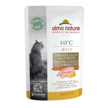 Almo HFC Jelly Hühnerfilet&Käse 55g