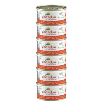 Almo HFC Natural Ad Huhn&Garnelen 6x70g