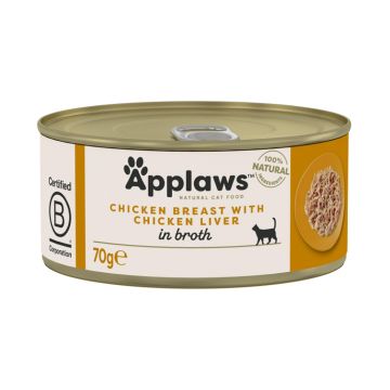 Applaws Tin Chicken with -Liver 70g